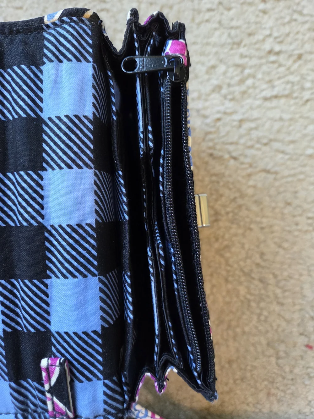 Vera Bradley Turn Lock Wristlet Wallet- Alpine Floral
